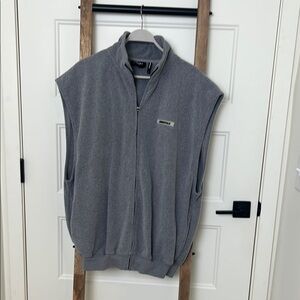 Fear of God Gray Zip Up Fleece Vest